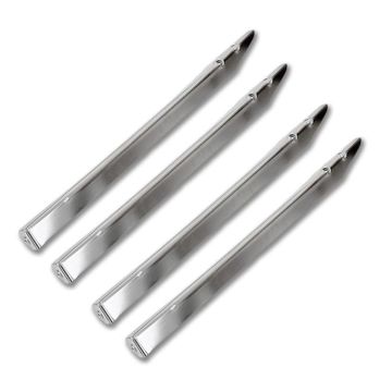 Williams/Bally Chrome Non-Ribbed Legs - Set of 4